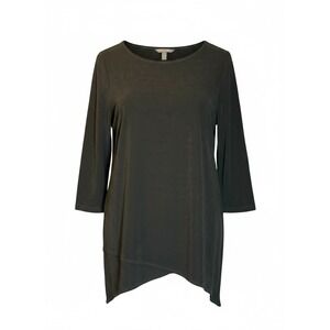 Travelers by Chico's Black 3/4 Tunic Size 1/Medium